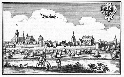 Büelach - 『Topographia Sueviae』（Schwaben）より抜粋