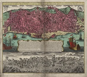 国立図書館の地図コレクション所蔵の地図。この地図はアウクスブルクで出版された