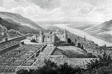 1620年1903年にドイツのハイデルベルク城。