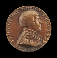 フィリップ・オブ・プファティナート・ノイブルク（プファティナート伯爵、1503-1548年）［裏面］、1528年