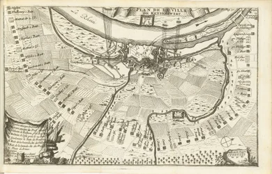 カイザースヴェールト包囲戦、1702年 Plan de la Ville de Keyserswert (オブジェクトのタイトル)