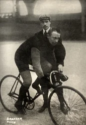 ベルギー人サイクリスト、ジュリアン・ヴァン・デル・ボーンの肖像（1872年、？