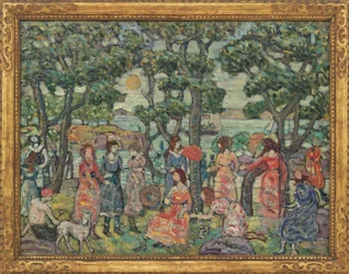 人物のいる風景、1921
