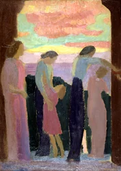 マルトデニスとバルコニーの子供たち、c1900-1940