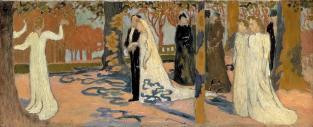結婚式の行列、c1892-c1893。