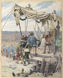 戦いの前のリシュリュー、c。 1900年。
