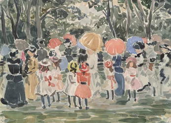 公園で