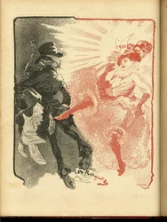Le Rire』に掲載されたモーリス・ラディゲ（1866-1941）のイラスト