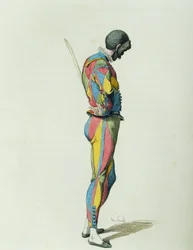 モーリス・サンド（1823-1889）による1858年のハーレクイン