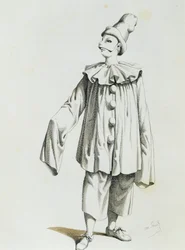 モーリス・サンド（1823-1889）「ピエロ