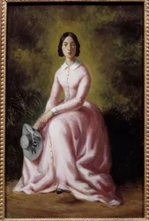 歌手ポーリーヌ・ヴィアルド(1821-1910)の肖像 モーリス・サンド(1823-1889)の絵画 19世紀 パリ、ロマンティック生活博物館 - 歌手ポーリーヌ・ヴィアルド(1821-1910)の肖像。モーリス・サンドの絵画 (1823-1889)