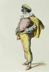 モーリス・サンド（1823-1889）の「プルチネルラ」（1685年）。