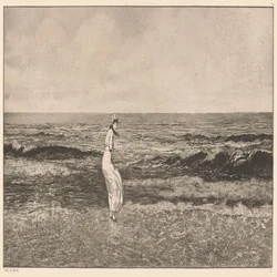 海辺。