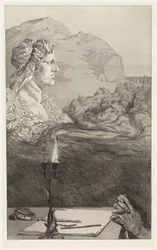 表題頁（絵画的な献辞／祈願）（『オウィディウスの犠牲の救出』、第2巻、第1葉［1b］）