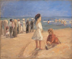 ビーチライフ、1916年。