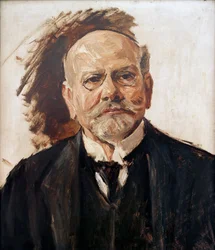 エミル・モリッツ・ラテナウの肖像1838-1915、1907。