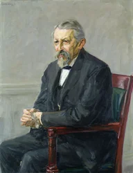 自然科学者、ヘルマン・ストレベル（1834-1914）1905（キャンバスに油彩）