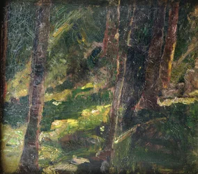 風景（キャンバスに油彩）