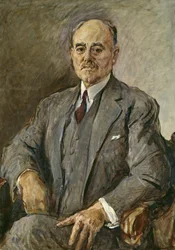 Hermann Sudermann 1857-1928、1927年の肖像。
