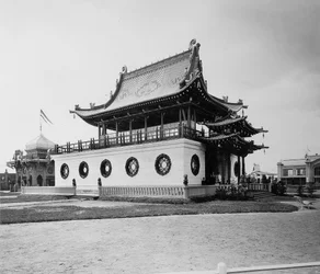 中国パビリオン、全ロシア博覧会、ニジニノヴゴロド、ロシア、1896年。