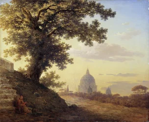 ローマのTorquato Tassos Oak、1848
