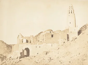 フィラエ右岸の南にあるベラル・モスク、1850年4月11日。