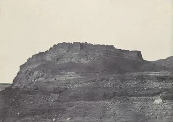 ヌビアです。イブライム要塞、古代プレミス。南からの眺め（1850年