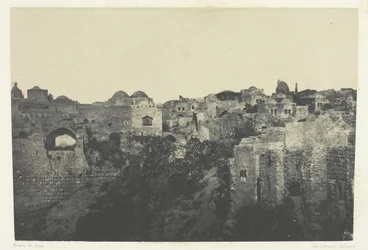 Western Quarter, Jerusalem, Palestine, 184951, 1852年に印刷されたものです。