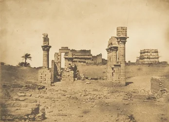 1849-50年のヘルメス神殿跡。