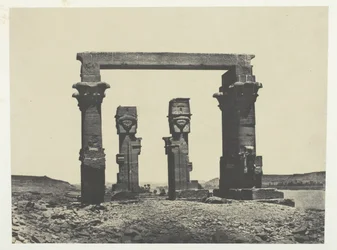 ヌビア、カルダシーの神殿、184951年、1852年印刷。