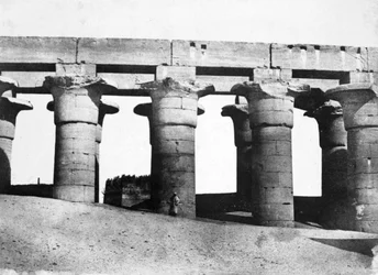 寺院遺跡、エジプト、1852年。