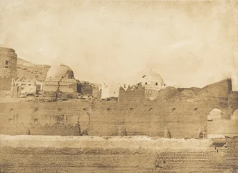 1849-50年、シウトのイスラム教徒の墳墓。