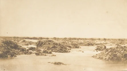 1850年3月、セカンド・カタラクトの急流の眺め。