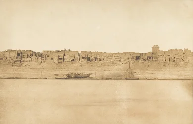 エスネ1号の南端の全景、1849-50年。