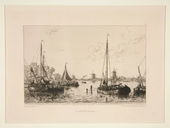 A Zaandam, Hollande (オランダ、ザーンダムにて)