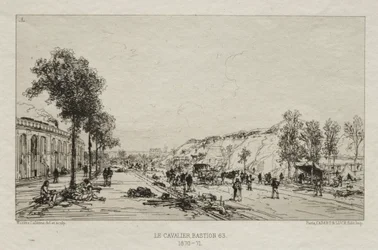 パリ包囲戦の芸術的記憶: Le Cavalie (Bastion 63)