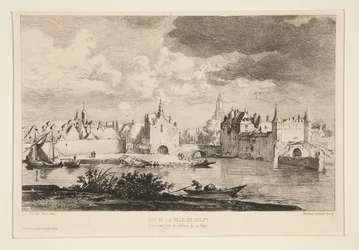 Vue de la ville de Delft (デルフト市の眺め)