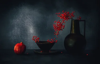 深紅の静物