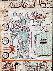 マドリッドのコーデックス（codex tro cortesianus）は、エルナン・コルテス（1485-1547）がスペインで報告したホロスコープと占星術の表を扱っています。描かれた細密画