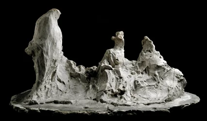 庭園での会話、メダルド・ロッソ（1858-1928年）の彫刻、バルツィオ、メダルド・ロッソ美術館