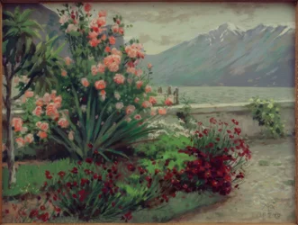 モンテ・バルドの春の花畑