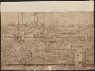 コンスタンティノープルの展望、シート8、メルキオール・ロルク、1559年