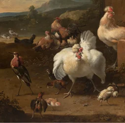 メナジェリーからの詳細、c.1680