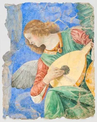 Anjos fazendo música, por volta de 1480