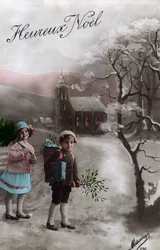 ハッピー・クリスマス」、「ハッピー・クリスマス」、c1900-1919。