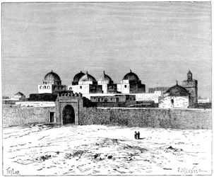剣のモスク、Kairwan、c1890