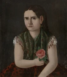 女性の肖像、1880年頃