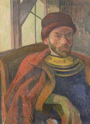ブルトンの衣装の自画像、1889年