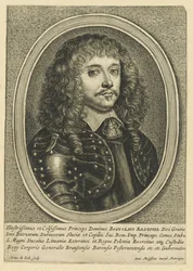 Boguslaw Radziwill 1620-1669の肖像、c。 1650。