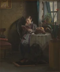 アーティストの妻の読書